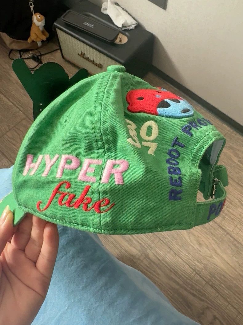 Walter Van Beirendonck walter van beirendonck Green alien hat Size ONE SIZE - 2 Thumbnail