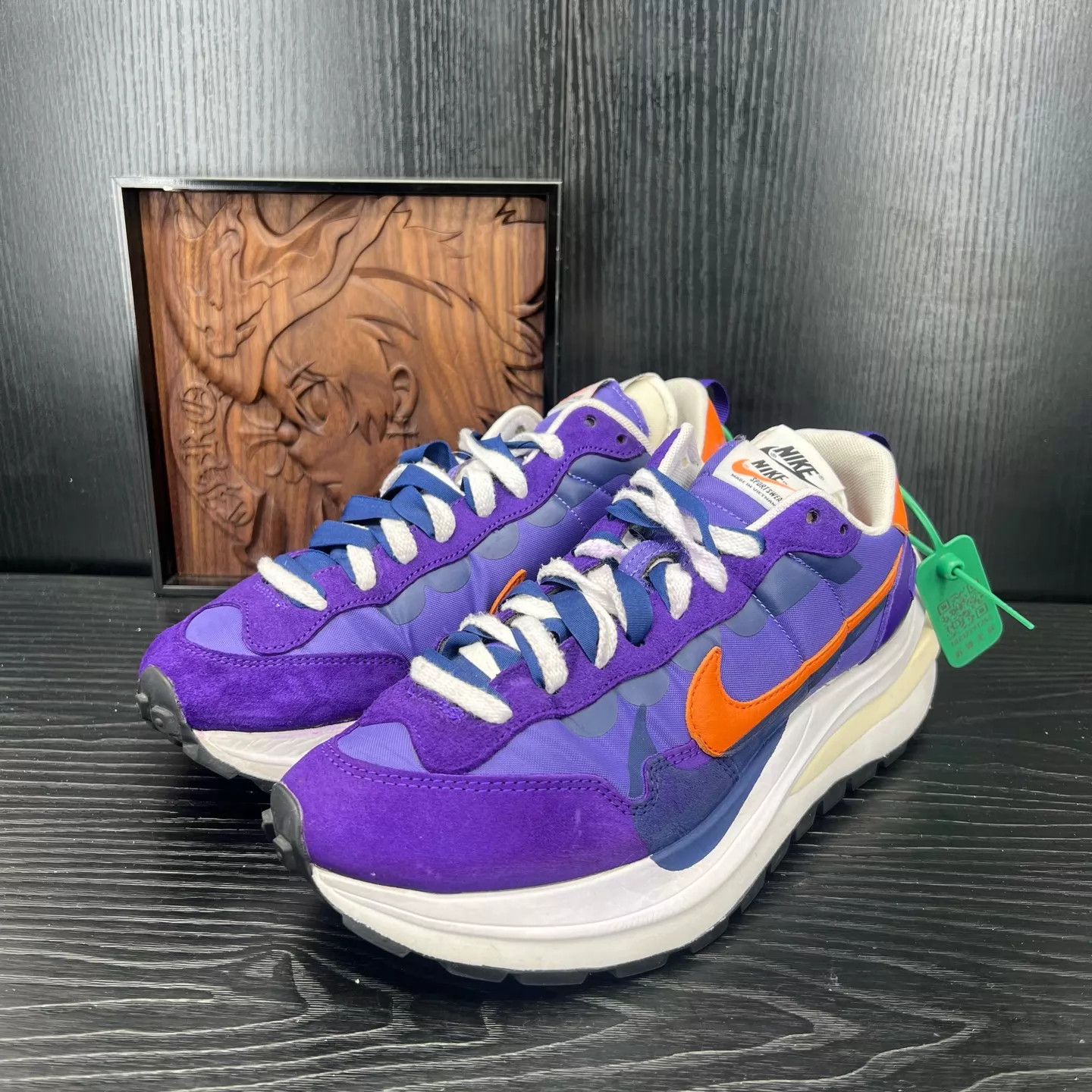 Nike sacai vaporwaffle Purple Gold 43 Near New Size US 10 / EU 43 - 1 Thumbnail