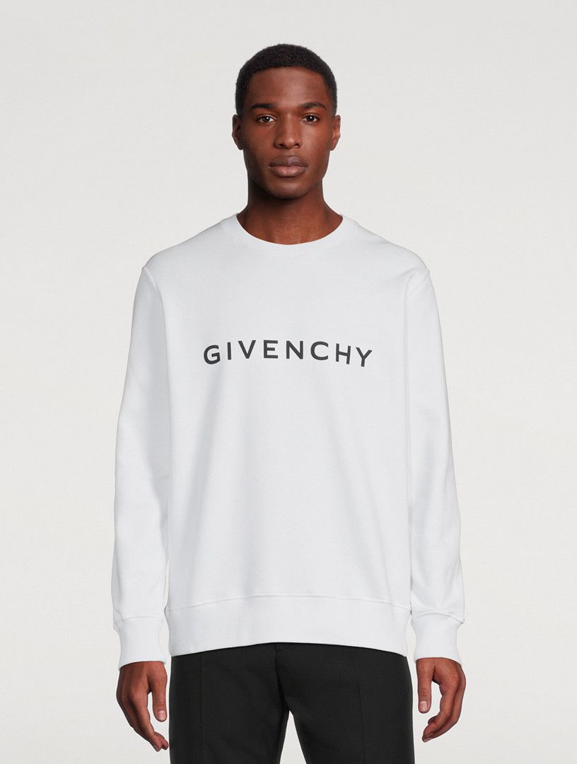 Givenchy o1srvl11e0125 Archetype Slim Fit Sweatshirt in White Size US XS / EU 42 / 0 - 2 Thumbnail