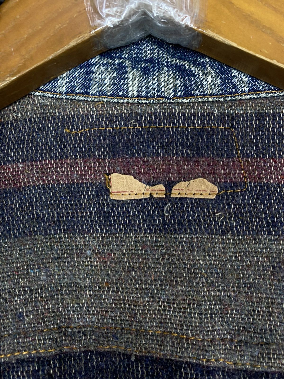 Levi's 1960S Distressed LEVI'S BIG E TYPE III BLANKET LINED TRUCKER Size US S / EU 44-46 / 1 - 7 Thumbnail