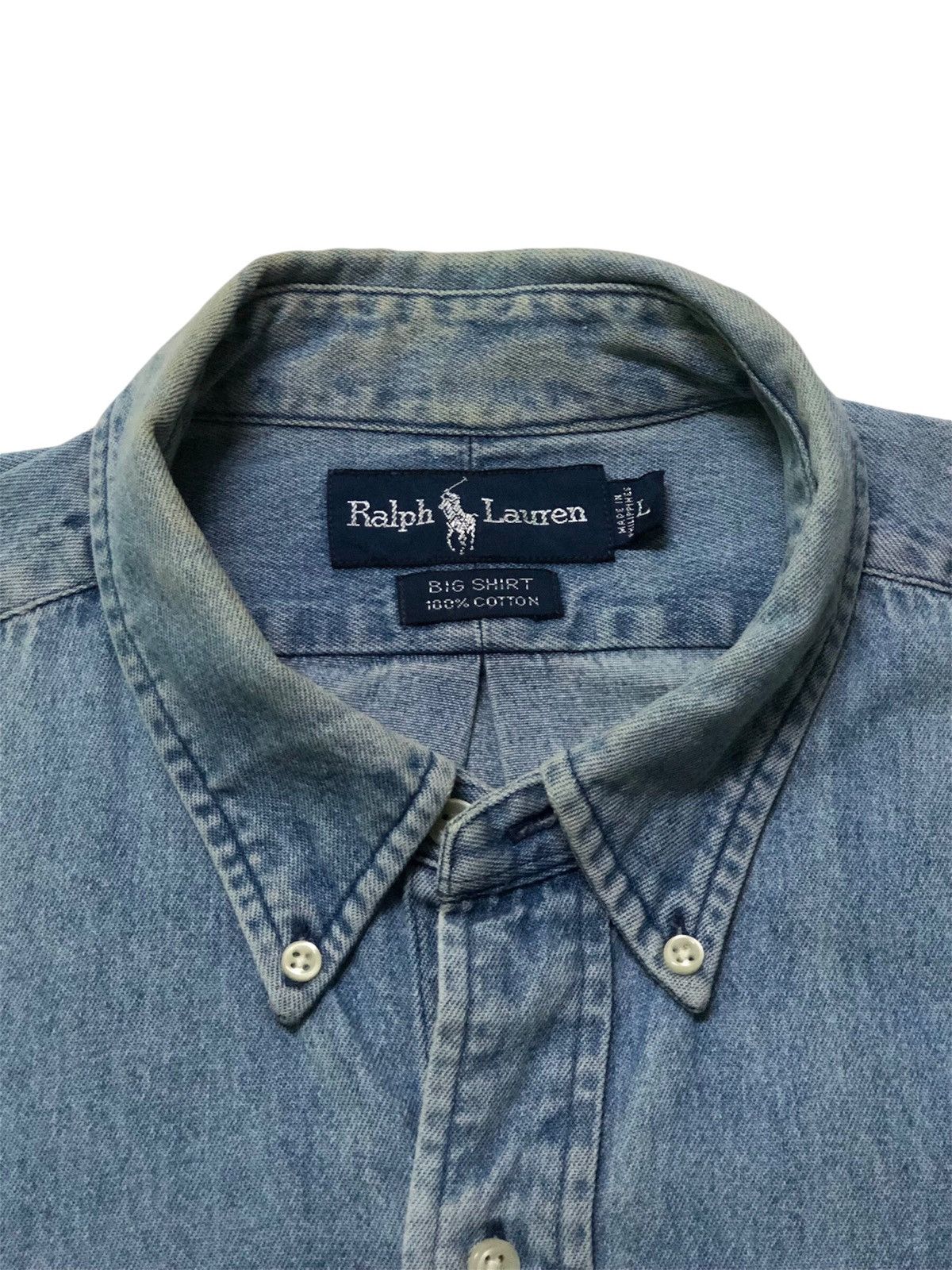 Denim & Supply Ralph Lauren × Polo Ralph Lauren × Vintage Vintage Polo Ralph Lauren Denim Jacket Size US L / EU 52-54 / 3 - 9 Thumbnail