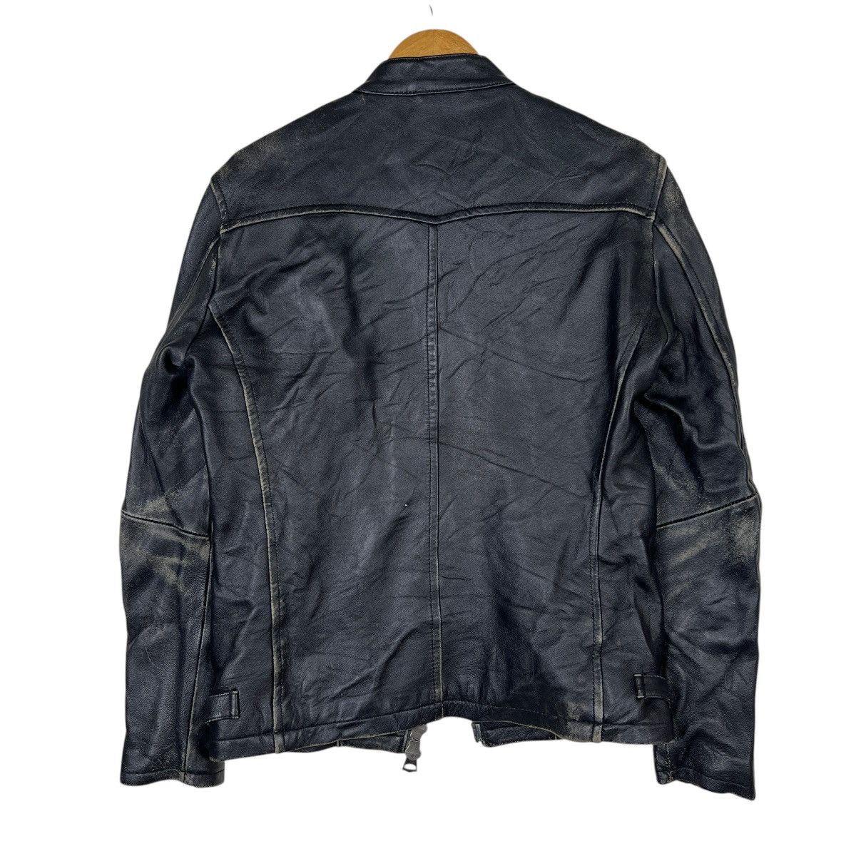 JACKROSE 💥 JACKROSE LEATHER MOTO RIDER JACKET Size US M / EU 48-50 / 2 - 8 Thumbnail