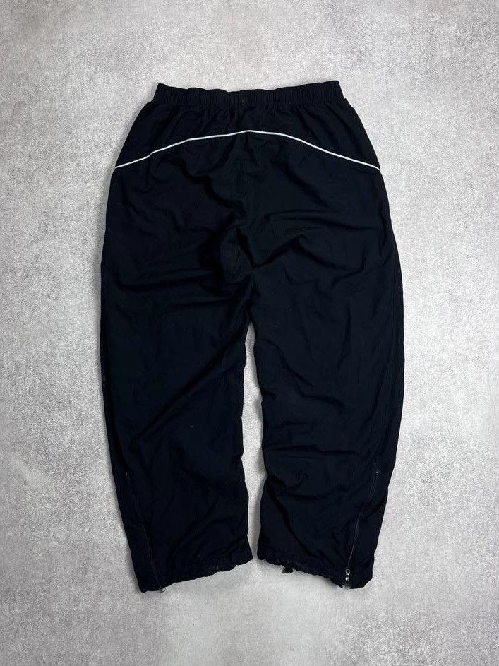 Nike × Vintage VINTAGE NIKE SWOOSH BAGGY NYLON FLARED TRACK PANTS L Size US 34 / EU 50 - 3 Thumbnail