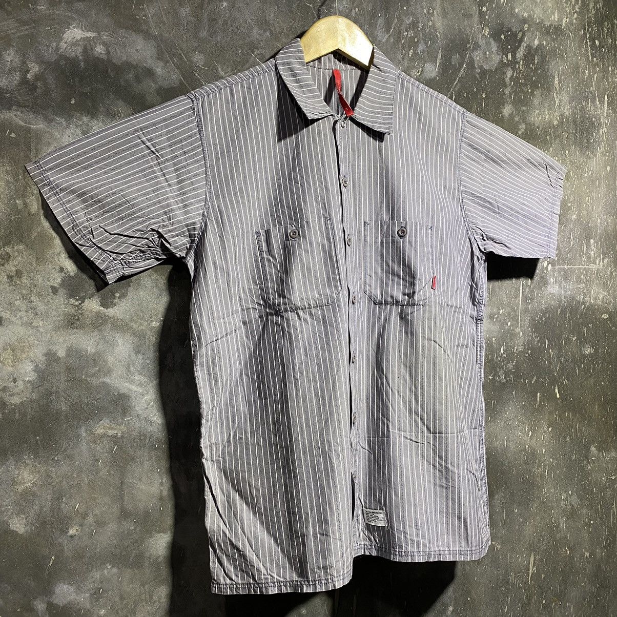 Wtaps Wtaps Striped Work Shirt Size US M / EU 48-50 / 2 - 2 Thumbnail