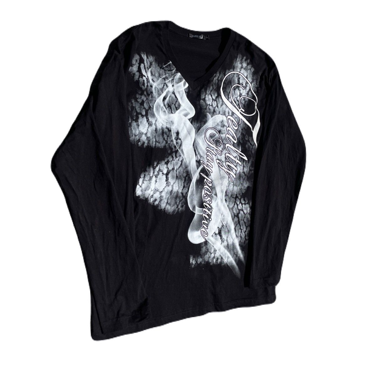 If Six Was Nine 2000s Japanese archive Vkei Dark Poem Long Sleeve Tee Size US L / EU 52-54 / 3 - 3 Thumbnail