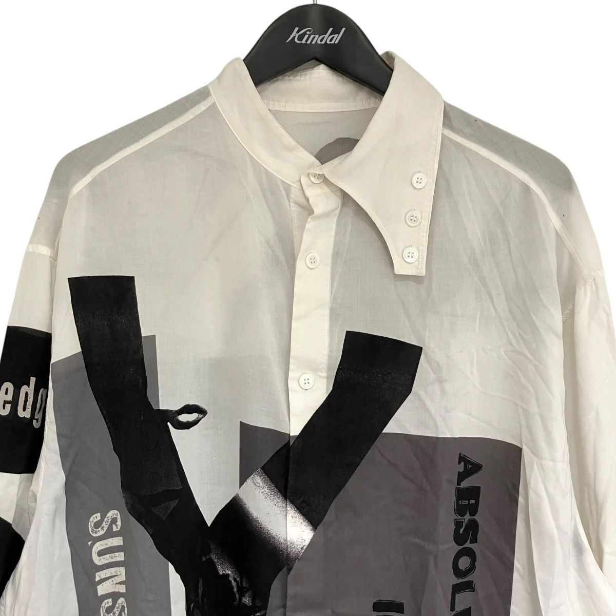 Yohji Yamamoto Yohji Yamamoto pour homme 25SS COLLAR PRINT BLOUSE Size US S / EU 44-46 / 1 - 3 Thumbnail
