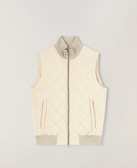 Loro Piana o1w1db10725 FAN3942 Ampay Vest in ivory Size US XL / EU 56 / 4 - 1 Thumbnail