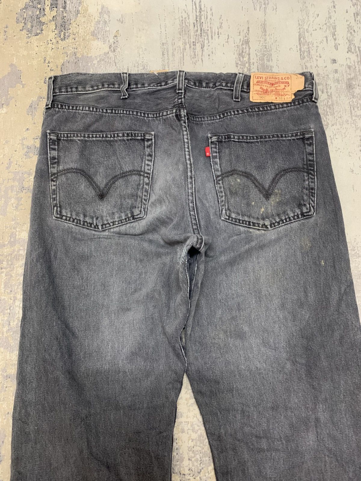 Levi's Vintage Y2K Levi's 501 Faded Black Jeans W36 Size US 38 / EU 54 - 7 Thumbnail