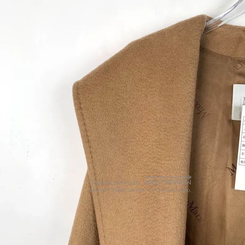 Max Mara Max Mara Brown Camel Hair Hooded Belted Robe Style Coat Size M / US 6-8 / IT 42-44 - 3 Thumbnail