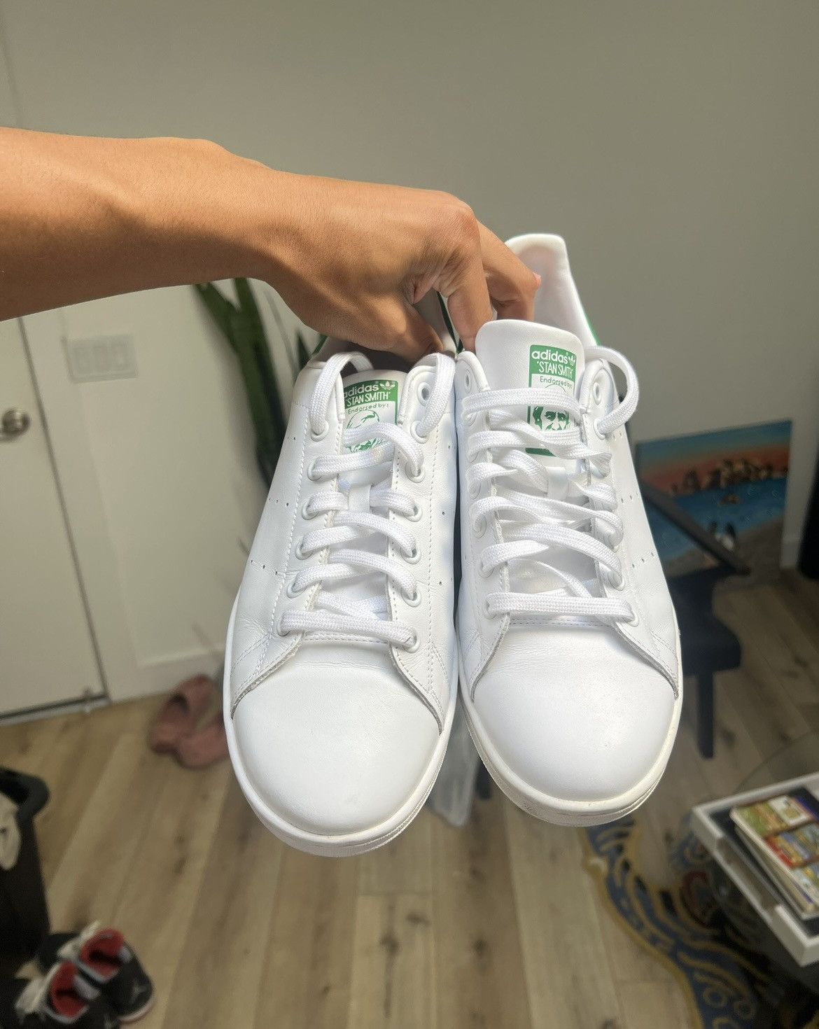 Adidas Adidas Stan Smith White Size US 11 / IT 41 - 4 Thumbnail