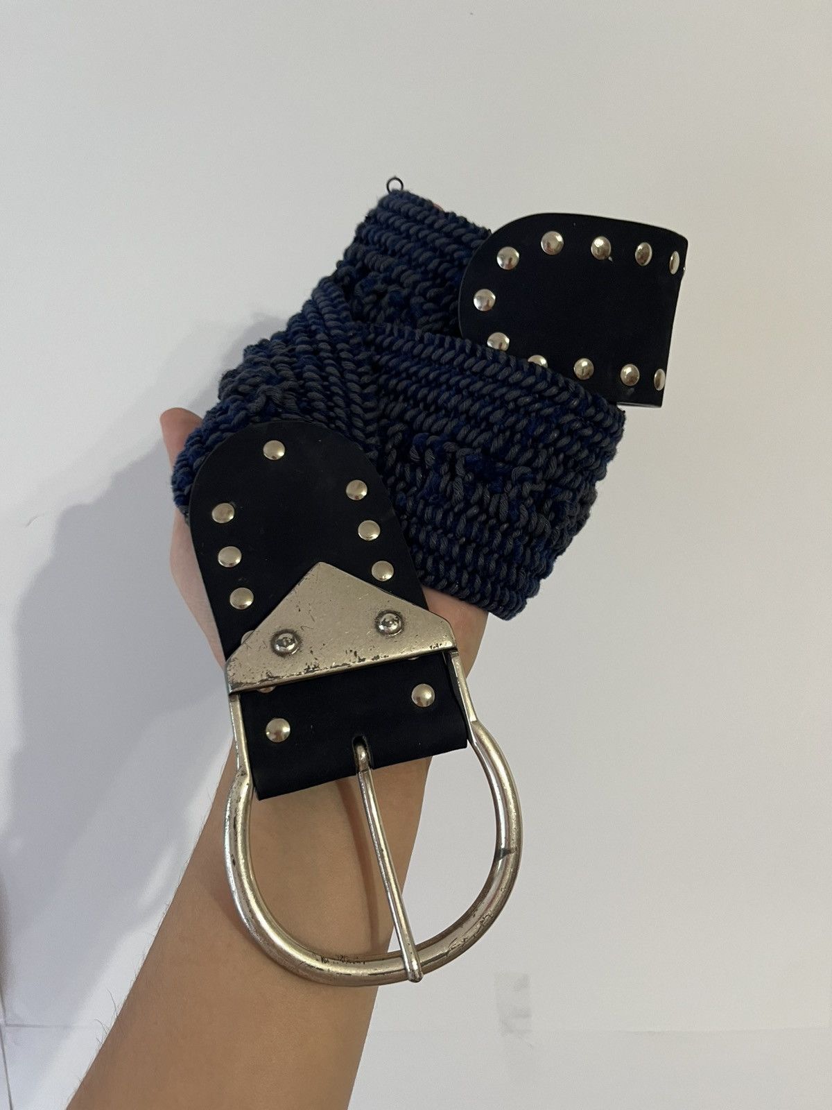 Other Nanni Avant Garde Knitted Crazy Glamour Belt Made in Italy Size ONE SIZE - 1 Thumbnail