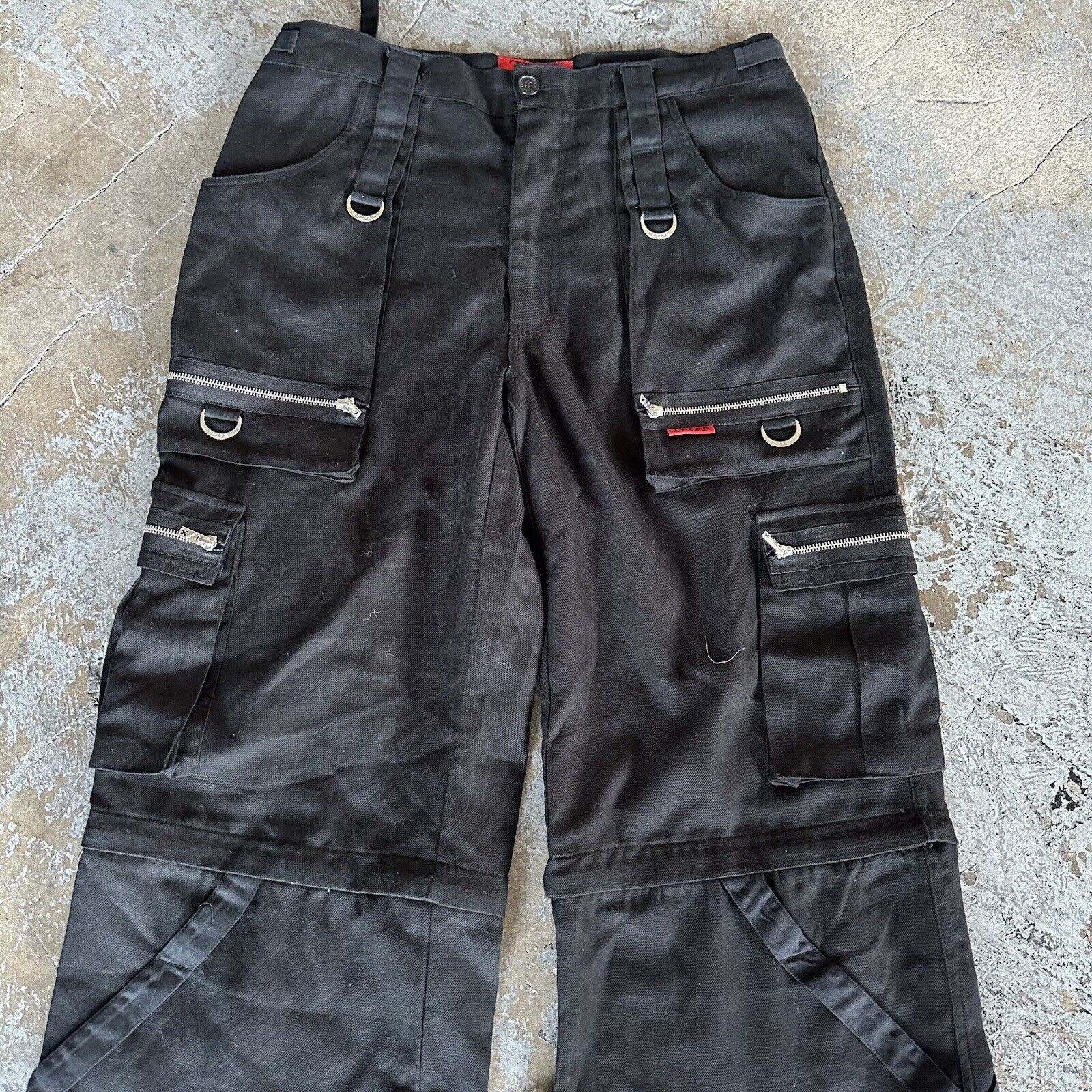 Tripp NYC Tripp NYC Daang Goodman Black Rave Goth Baggy Pants Large Size US 34 / EU 50 - 2 Thumbnail