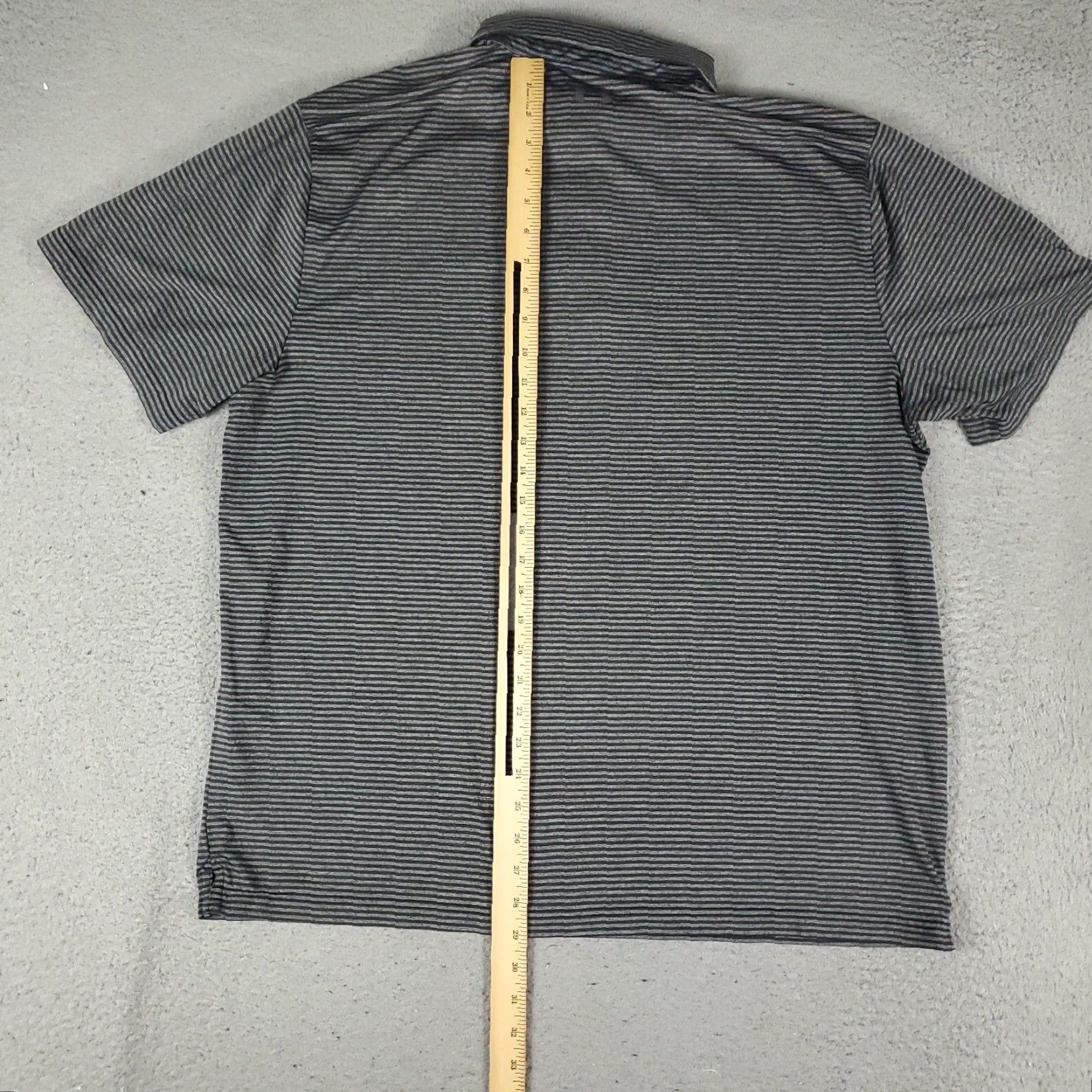 Under Armour Under Armour Polo Shirt Mens 2XL Gray Striped Golf Casual Short Sleeve Polo Size US XXL / EU 58 / 5 - 4 Thumbnail