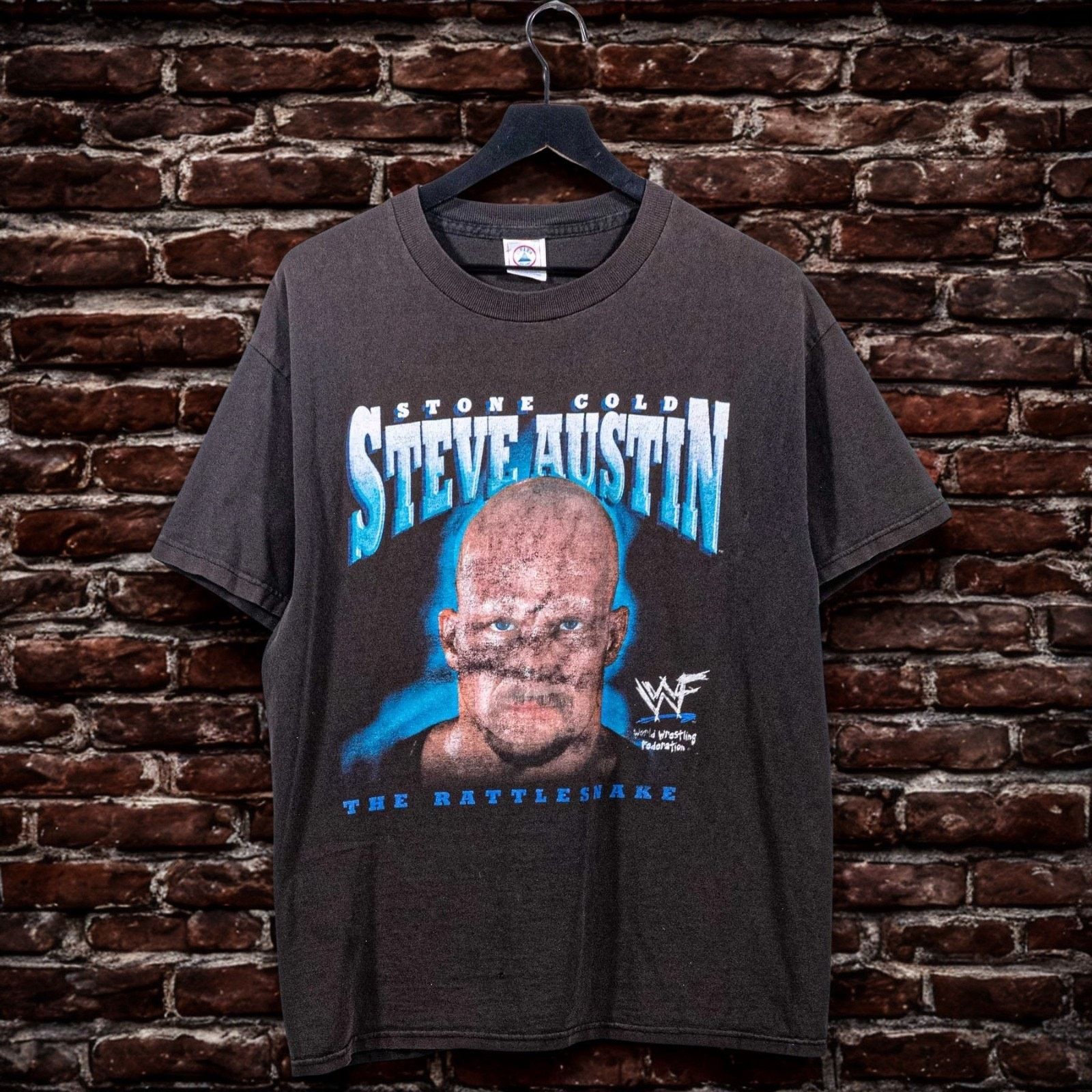 WWF Stone Cold Steve Austin WWF Shirt The Rattlesnake WWE Sz L Size US L / EU 52-54 / 3 - 12 Thumbnail