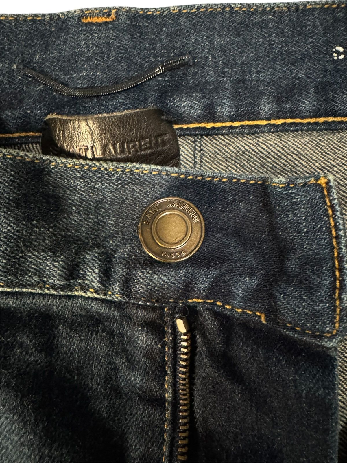 Yves Saint Laurent FW16 Saint Laurent by Hedi Slimane Dirty Blue D02 Jeans Size US 28 / EU 44 - 5 Thumbnail