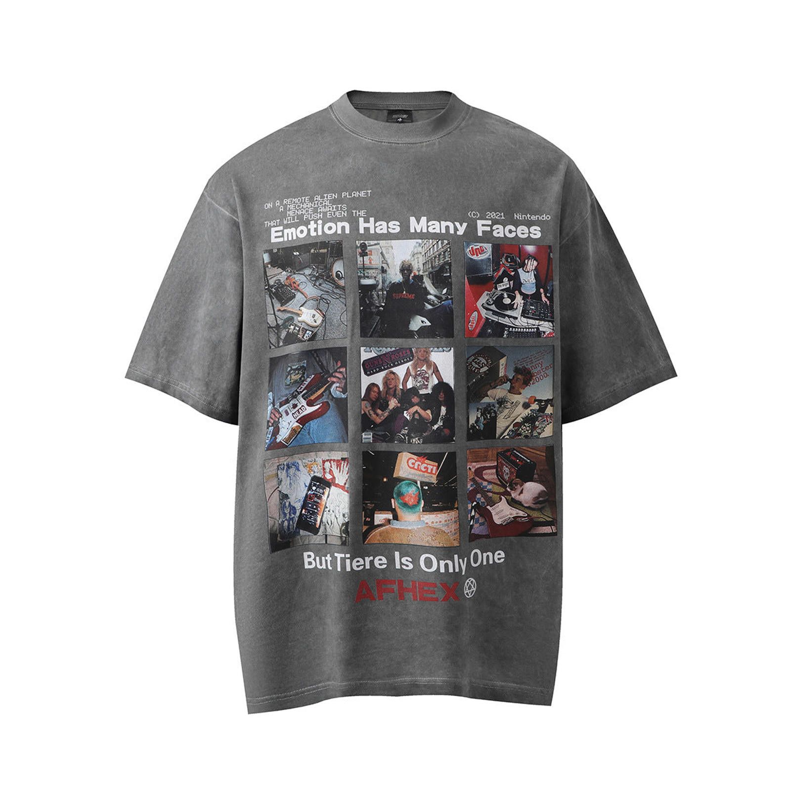 Other Gray Graphic Oversized Short Sleeve T-Shirt Size US M / EU 48-50 / 2 - 1 Thumbnail