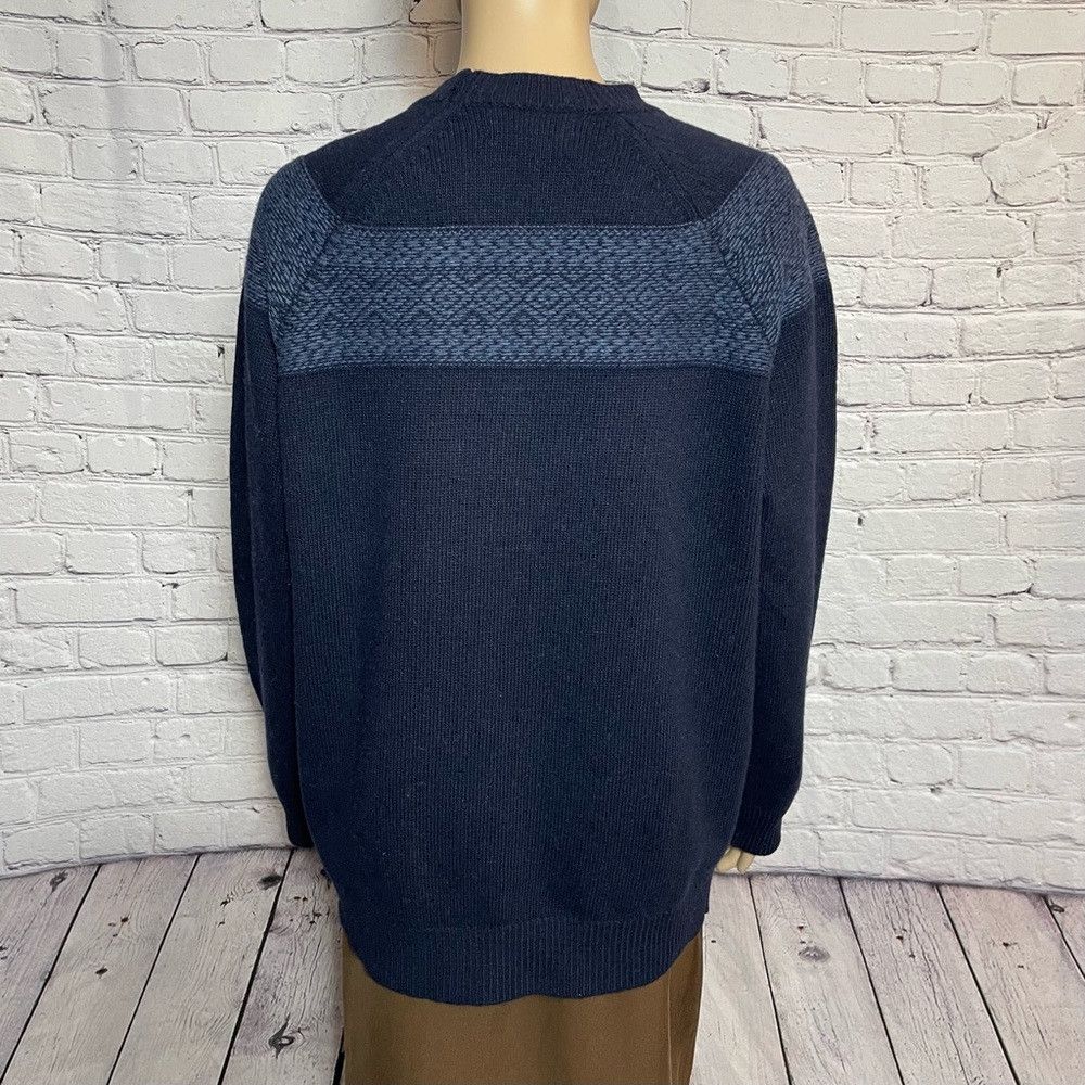 Other NWT New Progetto Uomo Navy Wool Cashmere Sweater Size L Mad Size US L / EU 52-54 / 3 - 3 Thumbnail