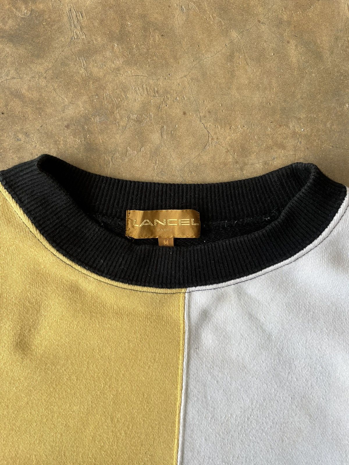 Lancel Lancel Spell Out Colourblock Sweatshirt Size US M / EU 48-50 / 2 - 7 Thumbnail