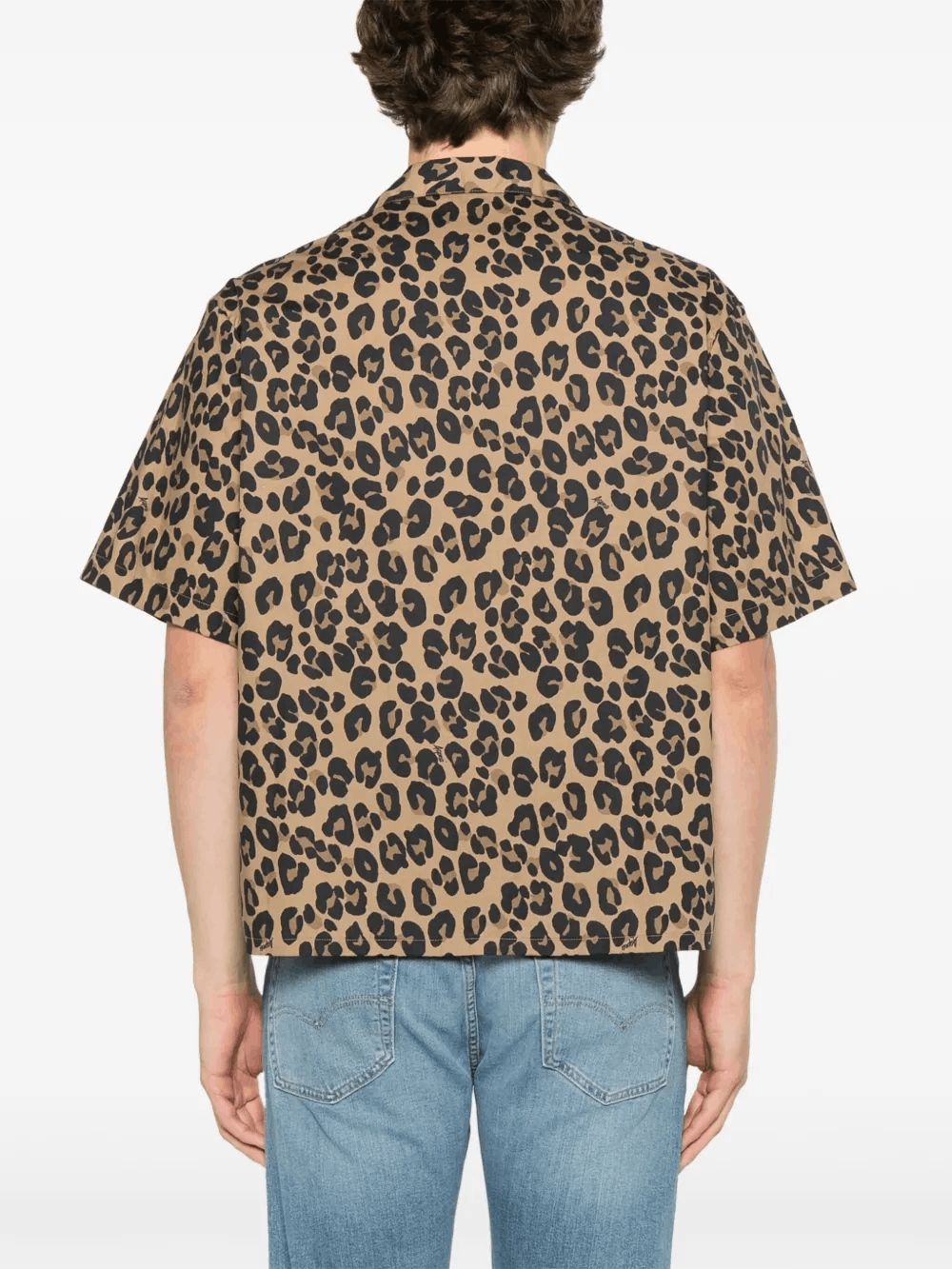 Other Brown Leopard-Print Shirt – Statement Men’s Streetwear Size US S / EU 44-46 / 1 - 4 Thumbnail