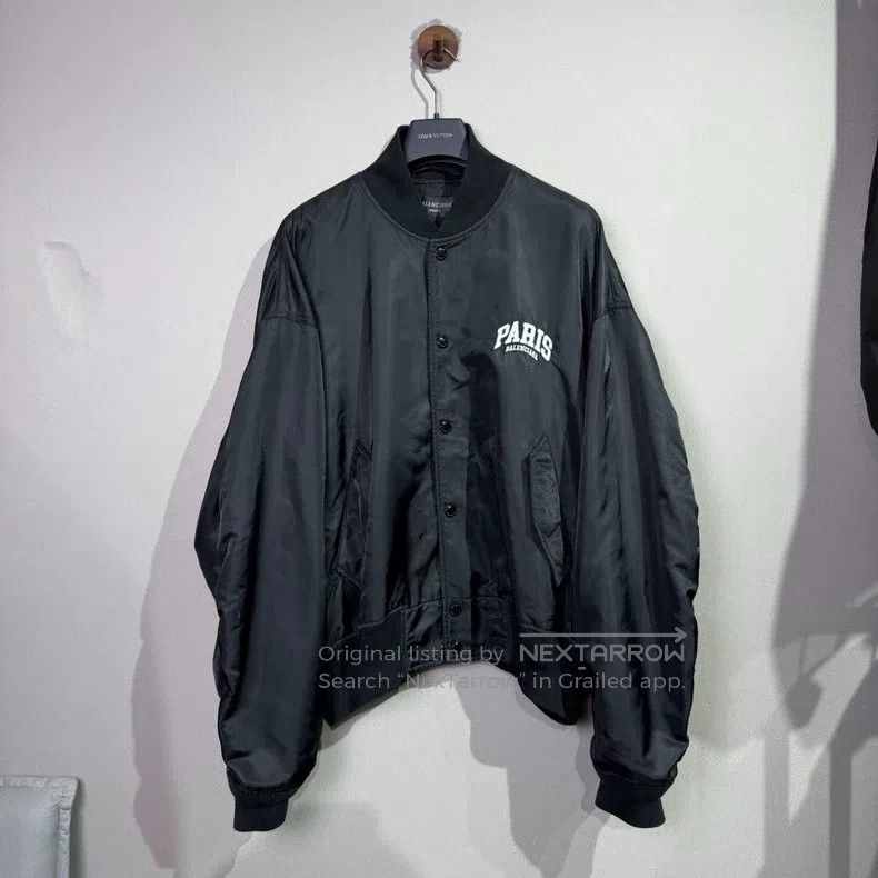 Balenciaga Balenciaga Baseball Jacket Size US S / EU 44-46 / 1 - 1 Thumbnail