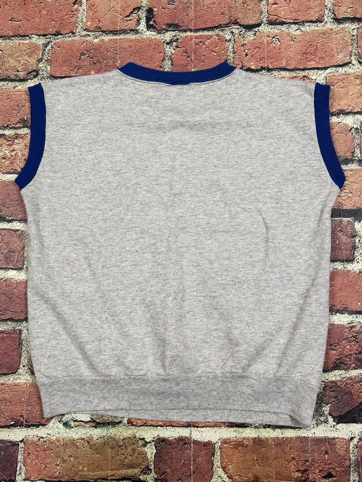 MacGregor Vintage MacGregor Workout Sweatshirt Triple Stripe Vest 80s Size US XL / EU 56 / 4 - 4 Thumbnail