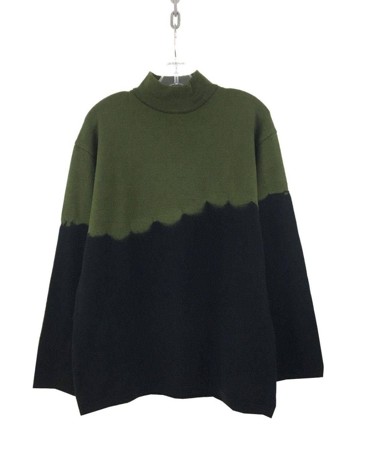 Issey Miyake Vintage iM miyake design studio half/half turtle neck sweater Size US M / EU 48-50 / 2 - 1 Thumbnail