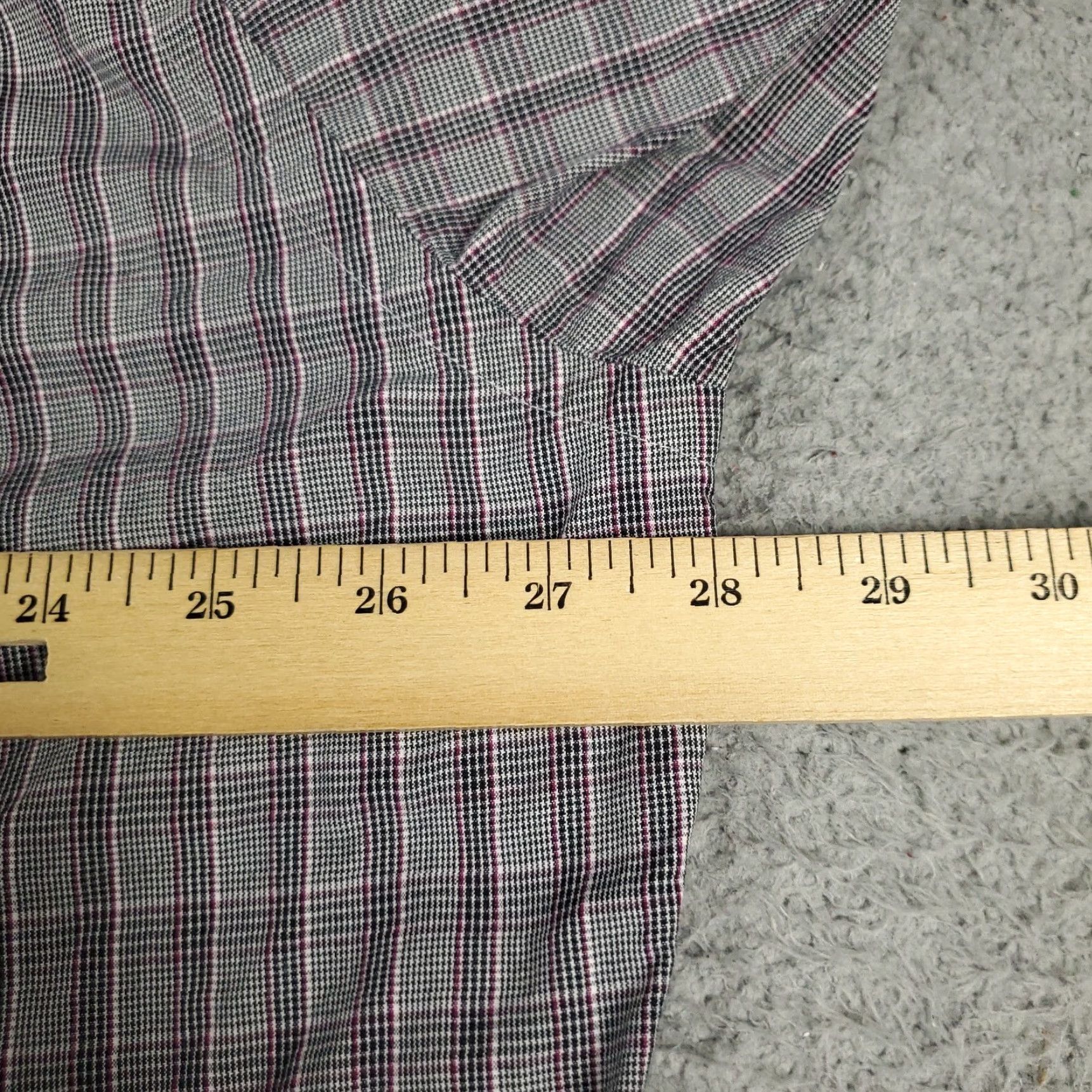 Ralph Lauren Ralph Lauren Gray Plaid Button-Up Shirt Men's XL Long Sleeve Casual Size US XL / EU 56 / 4 - 6 Thumbnail