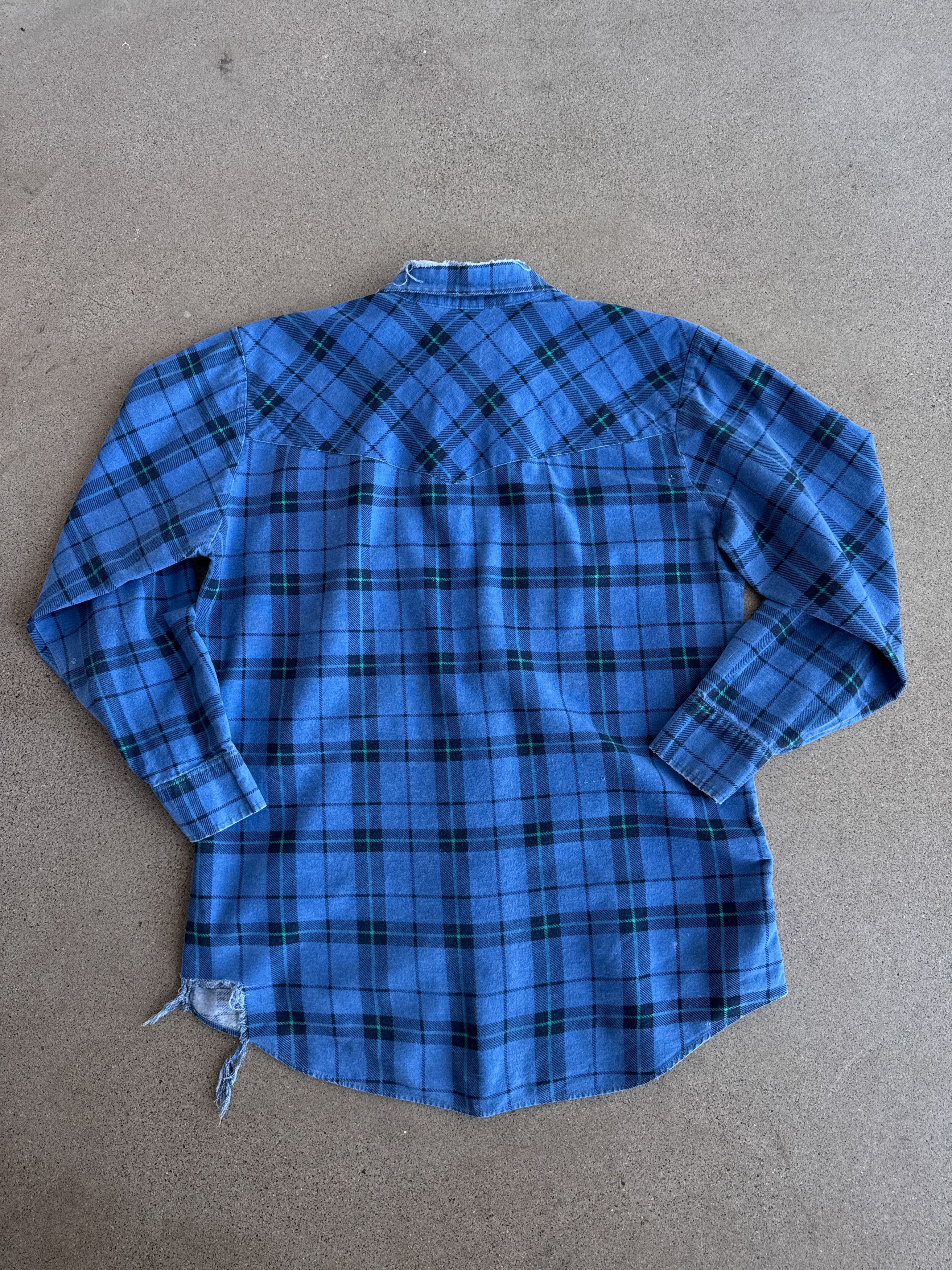 Vintage Vintage 90s Outdoor Exchange Western Plaid Flannel Shirt M Size US M / EU 48-50 / 2 - 7 Thumbnail