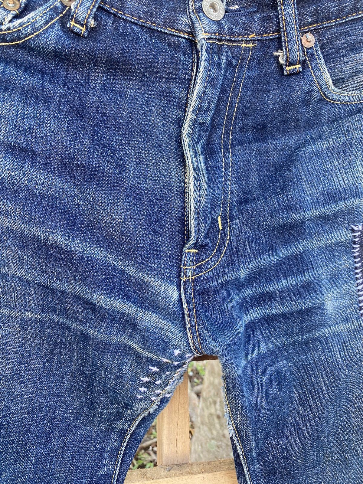 Uniqlo 🔥 Offer Best 🔥 Vintage Distressed Uniqlo Jeans S002 Size US 33 - 8 Thumbnail