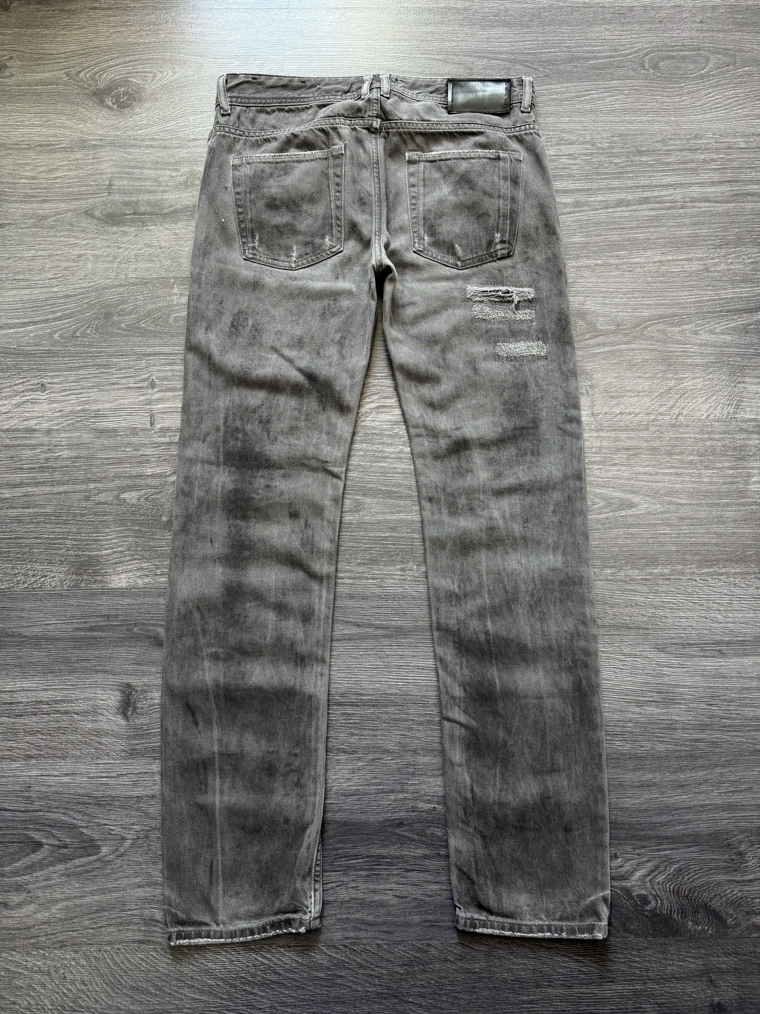 Diesel Diesel Black Gold Rust Painted Distressed Denim Jeans Size US 30 / EU 46 - 2 Thumbnail