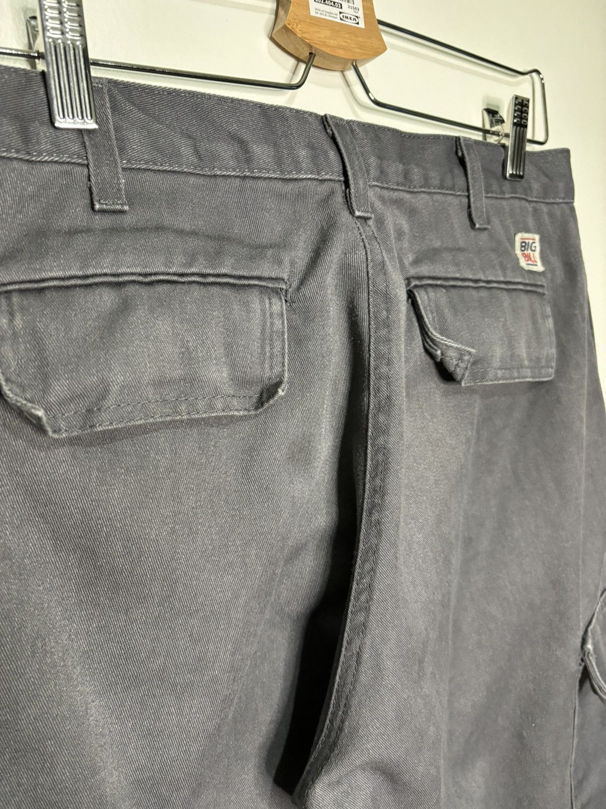 Vintage Vintage 1990s Grey Cargo Pants Size US 31 - 7 Thumbnail