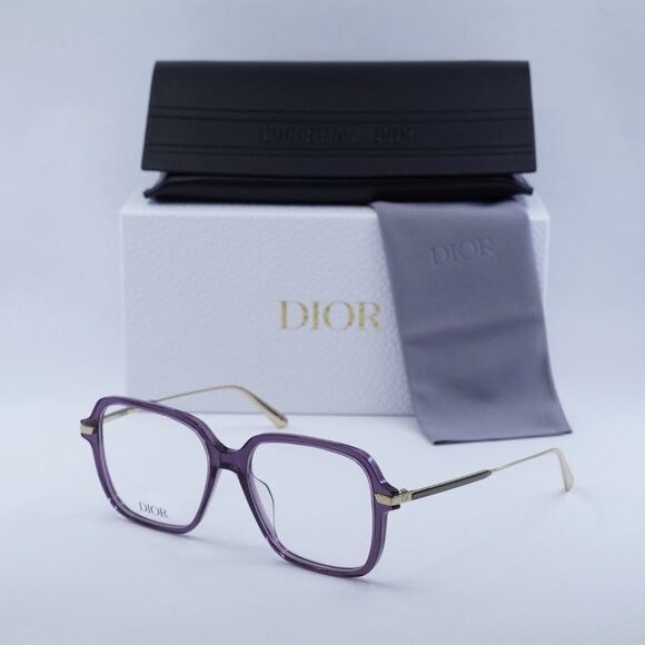Dior Dior GEMDIORO S5I 6000 Violet Eyeglasses - Lowest Price! Size ONE SIZE - 7 Thumbnail