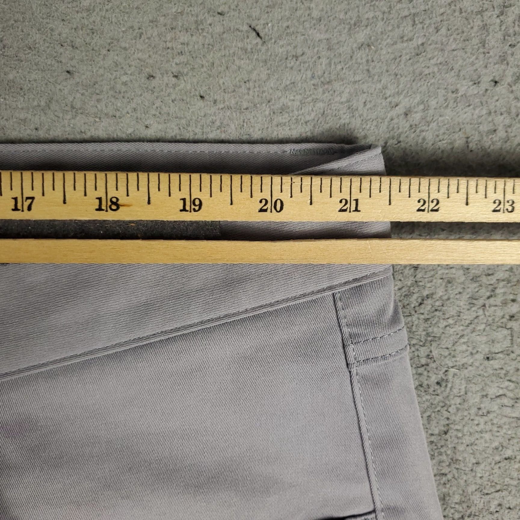 Peter Millar Peter Millar Gray Chino Pants Mens 40x27 5-Pocket Regular Fit Microfiber Size US 40 / EU 56 - 3 Thumbnail