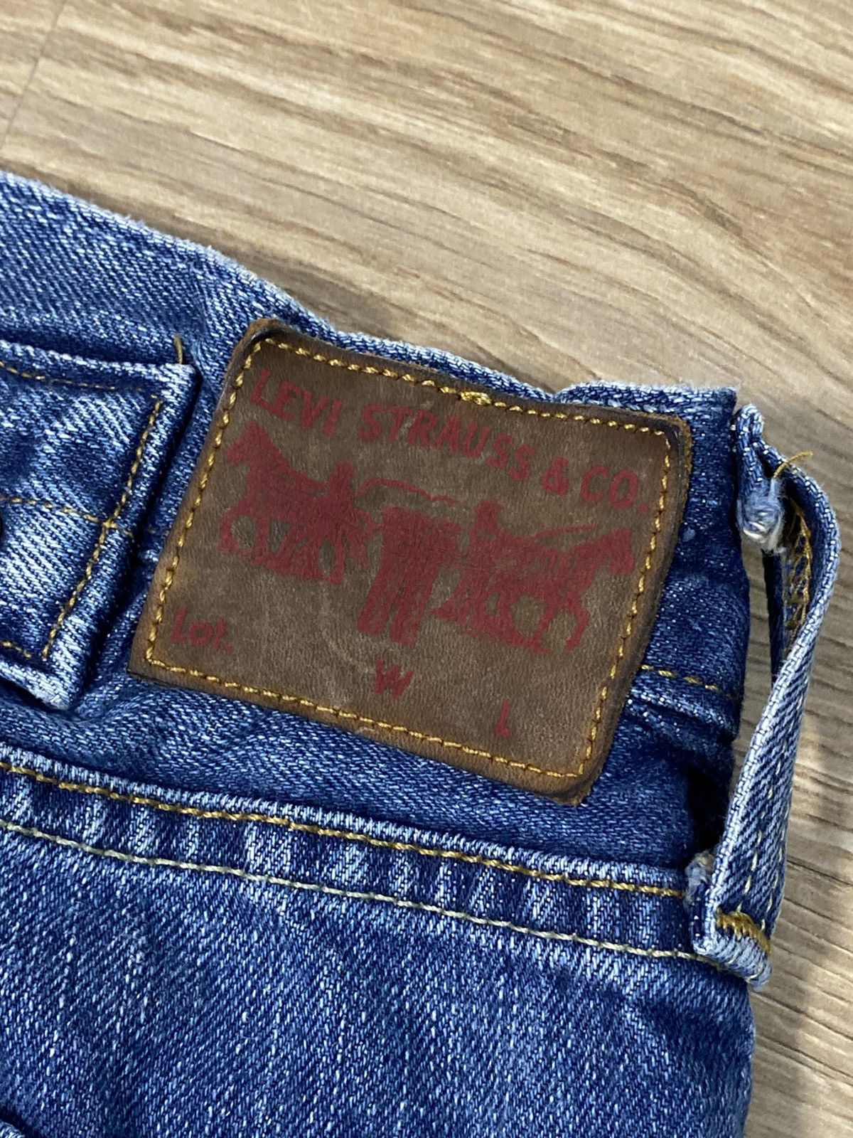 Japanese Brand × Levi's × Vintage Vintage Red Collection Levi’s Wide Straight Denim Jeans Size US 30 / EU 46 - 11 Thumbnail