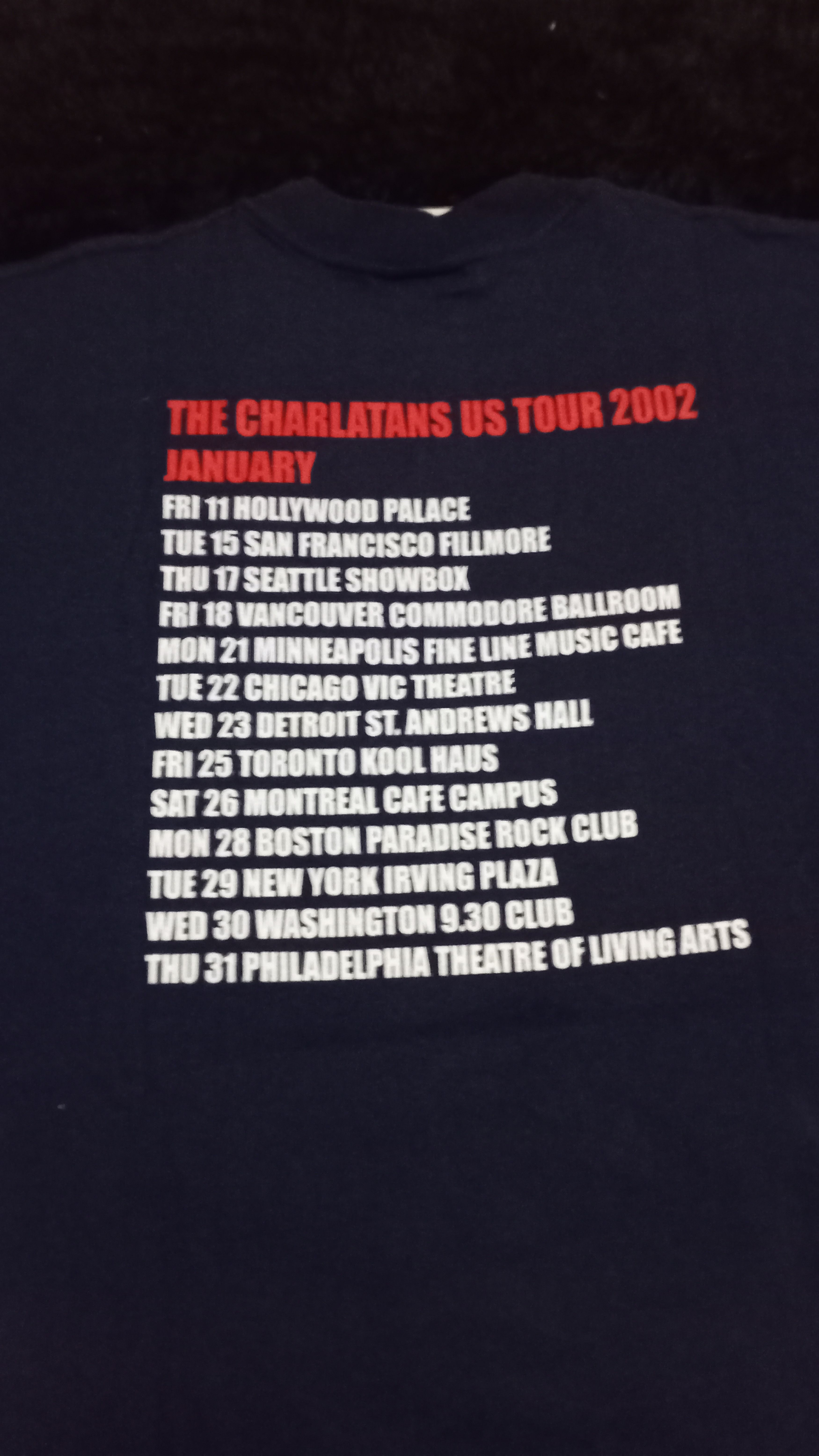 Band Tees vtg The Charlatans Shirt Britpop oasis the verve radiohead Size US XL / EU 56 / 4 - 5 Thumbnail