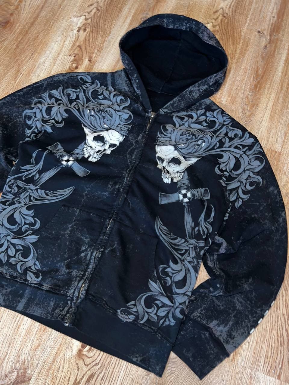 Band Tees Vintage Black Metal Band Zip Hoodie Rare Sweatshirt Size US M / EU 48-50 / 2 - 21 Thumbnail