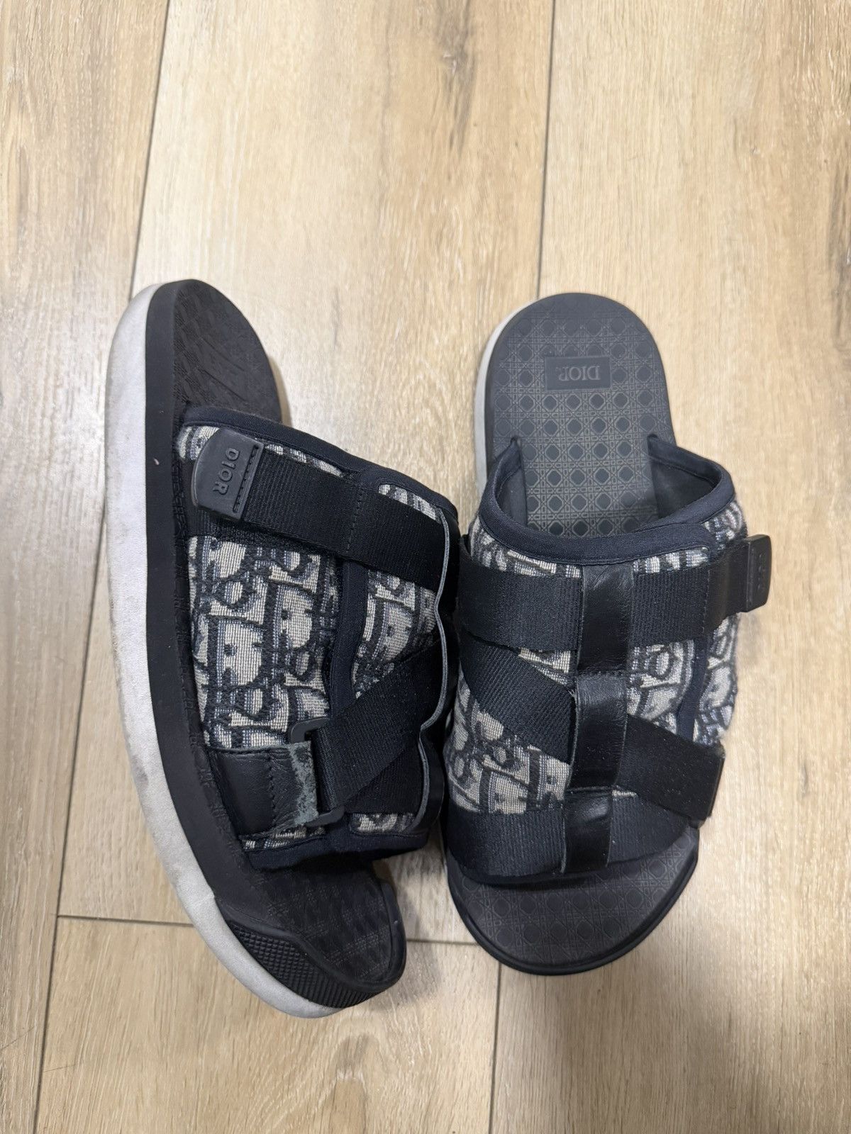 Dior Dior alpha oblique slides size 42 Size US 9 / EU 42 - 2 Thumbnail