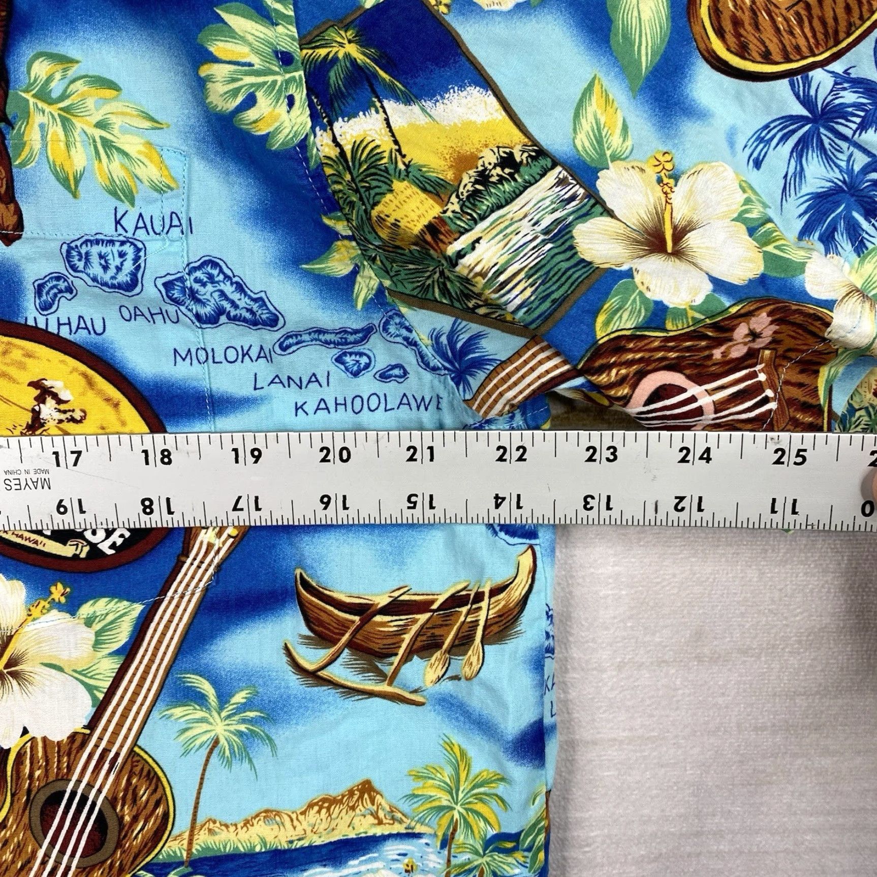 Vintage VINTAGE High Surf Mens Shirt XL Hawaiian Floral Button-Up Short Sleeve Aloha Ukulele Size US XL / EU 56 / 4 - 5 Thumbnail