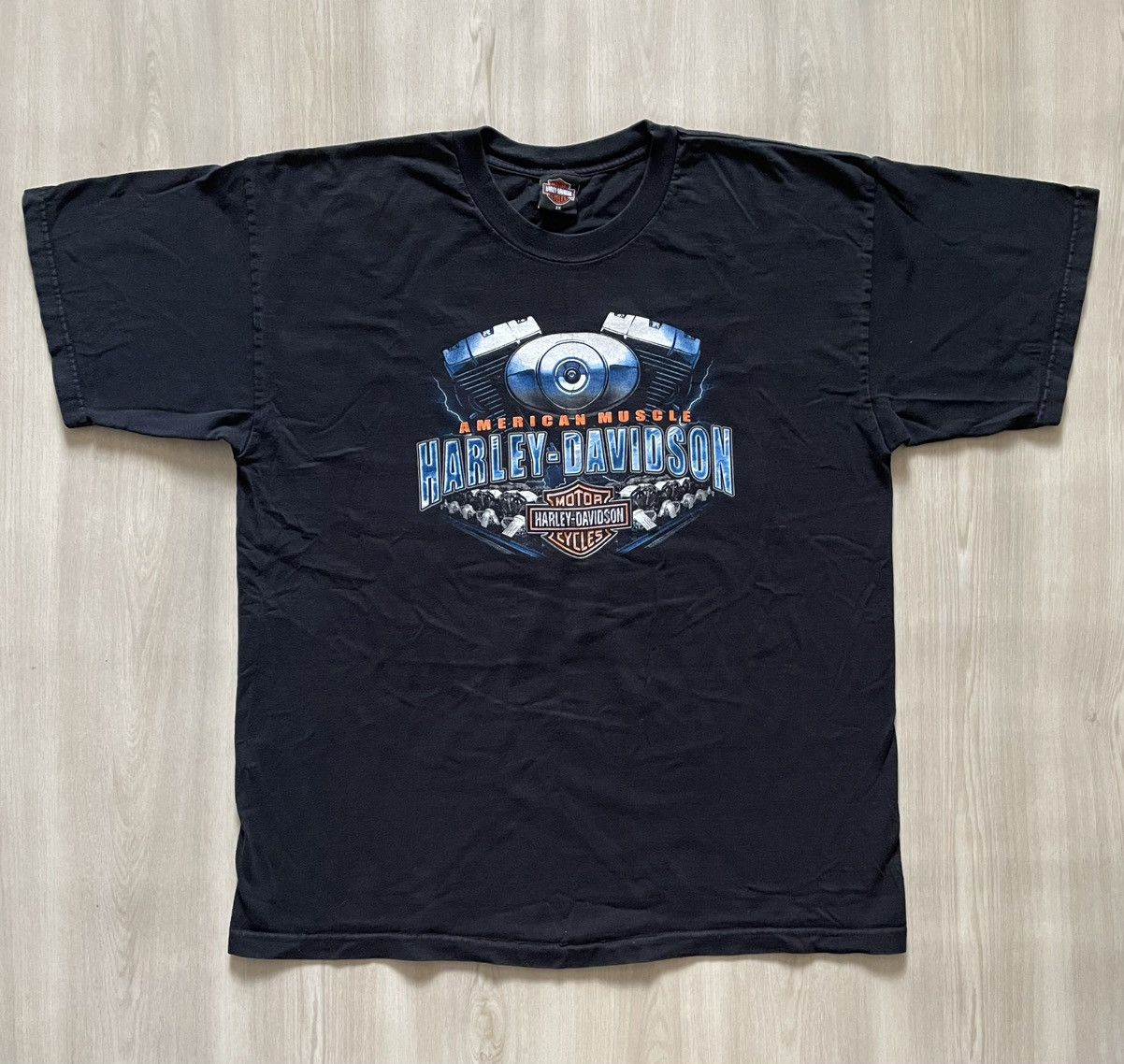 Harley Davidson Vintage Y2K Harley Davidson Corpus Christi Texas Sz 2XL Size US XXL / EU 58 / 5 - 2 Thumbnail