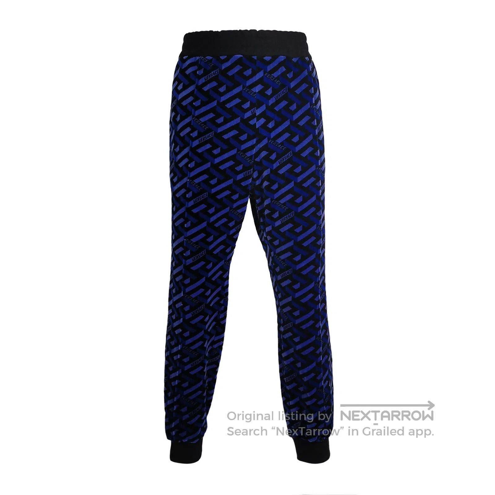 Versace Cotton Color-Block Pants L Size.