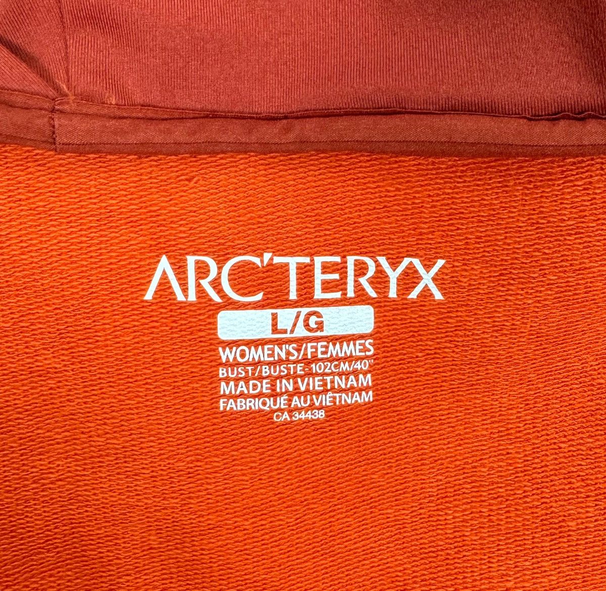 Arc'teryx Arcteryx Ninja Hoodie Orange Womens size L Size L / US 10 / IT 46 - 12 Thumbnail