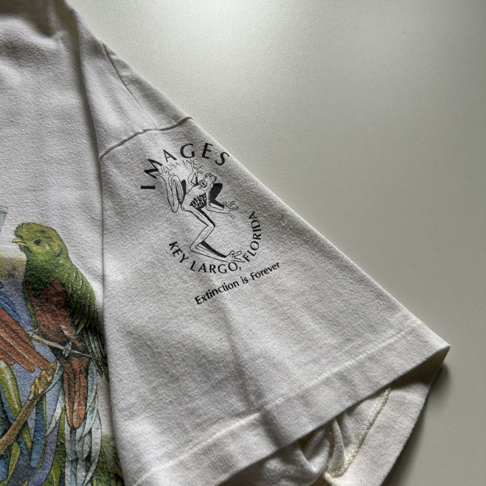 Hanes Vintage 90s Rainforest Wildlife Animal Art T Shirt XL Hanes Size US XL / EU 56 / 4 - 7 Thumbnail
