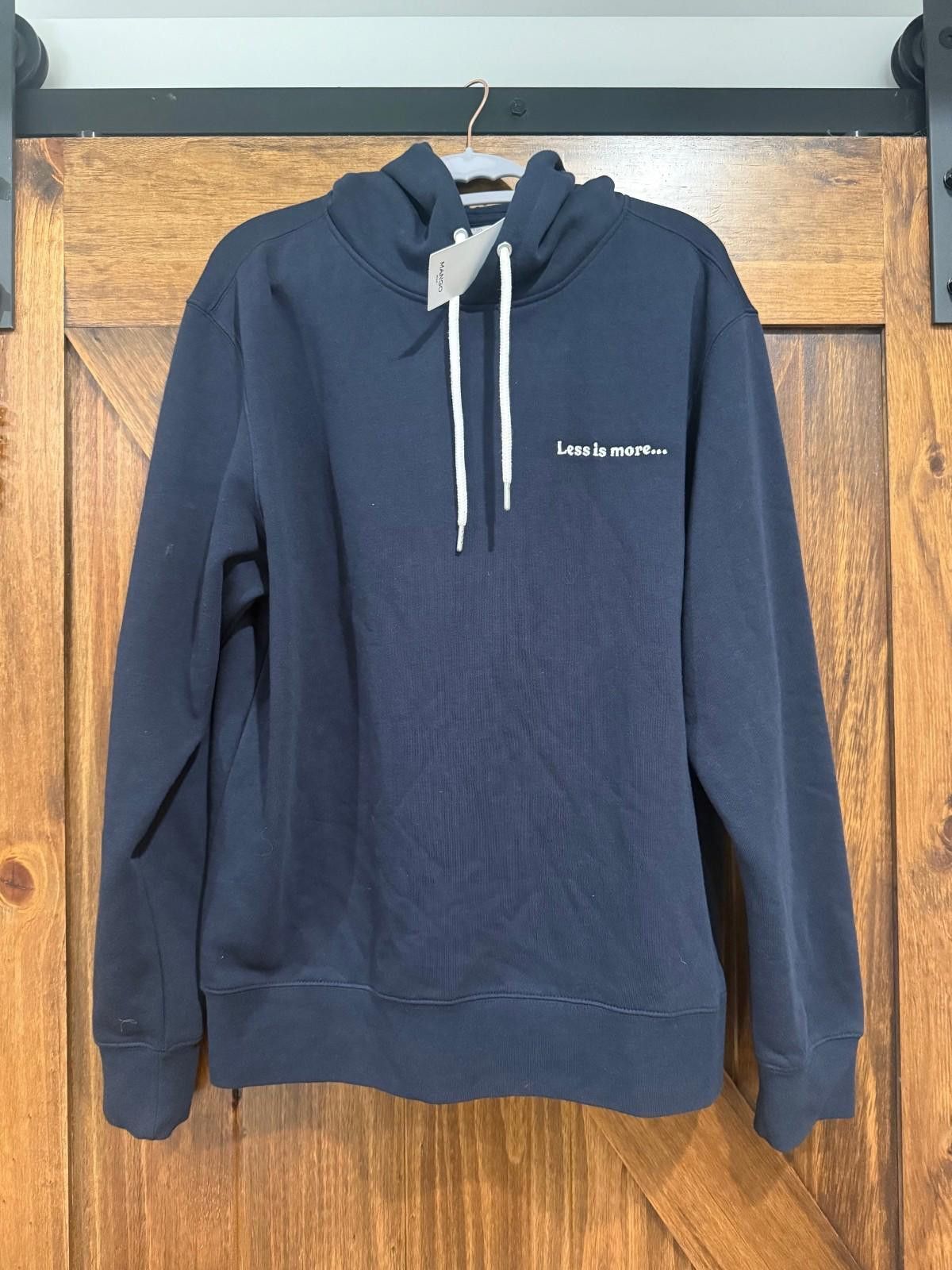 Other MNG (Mango) Mens Hoodie Sweatshirt Blue M Long Sleeve Size US M / EU 48-50 / 2 - 1 Thumbnail