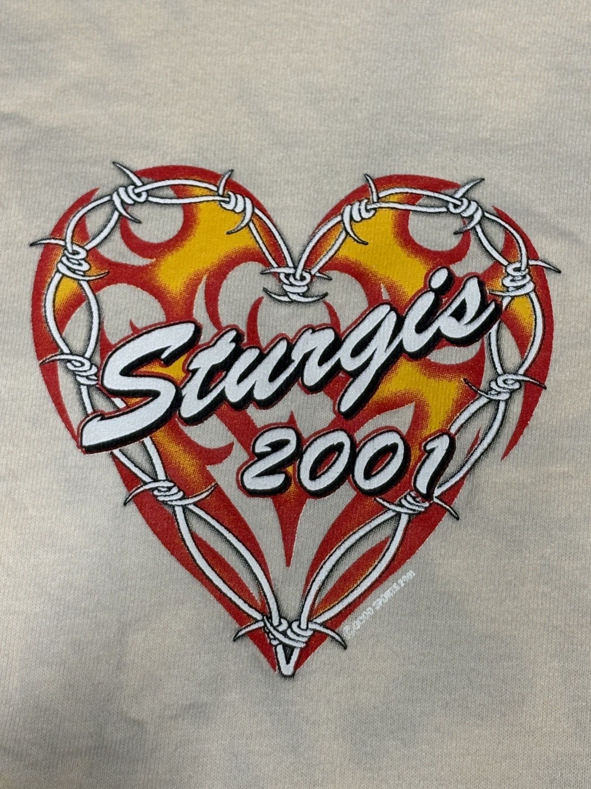 Harley Davidson Vintage 2001 STURGIS Motorcycle Rally T-Shirt Size L 0774 Size US L / EU 52-54 / 3 - 4 Thumbnail