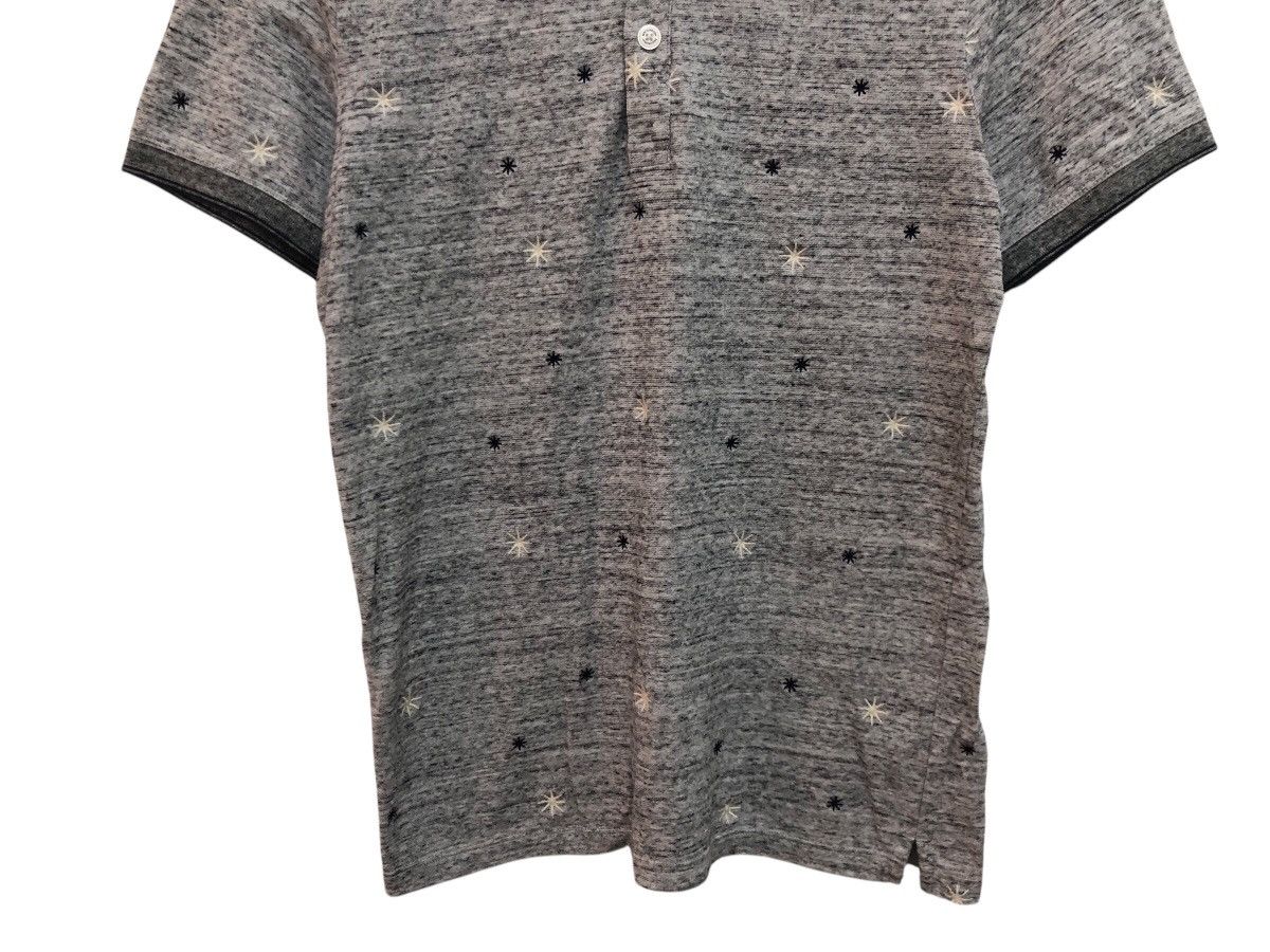Mackintosh MACKINTOSH ⭐️ POLO SHIRT ALL OVER STAR EMBROIDERED ICON Size US M / EU 48-50 / 2 - 4 Thumbnail