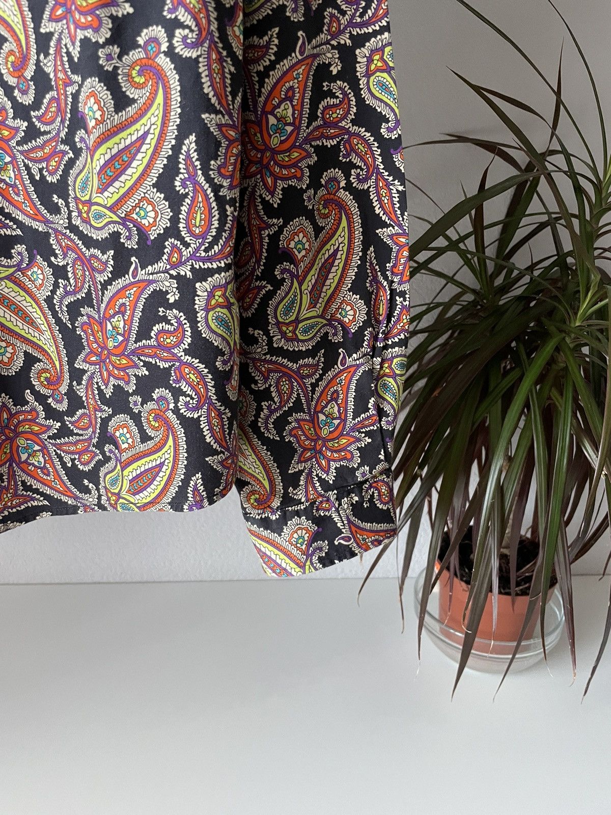 Etro Etro Vintage Over Printed Shirt Button Up Floral Size XL / US 12-14 / IT 48-50 - 9 Thumbnail