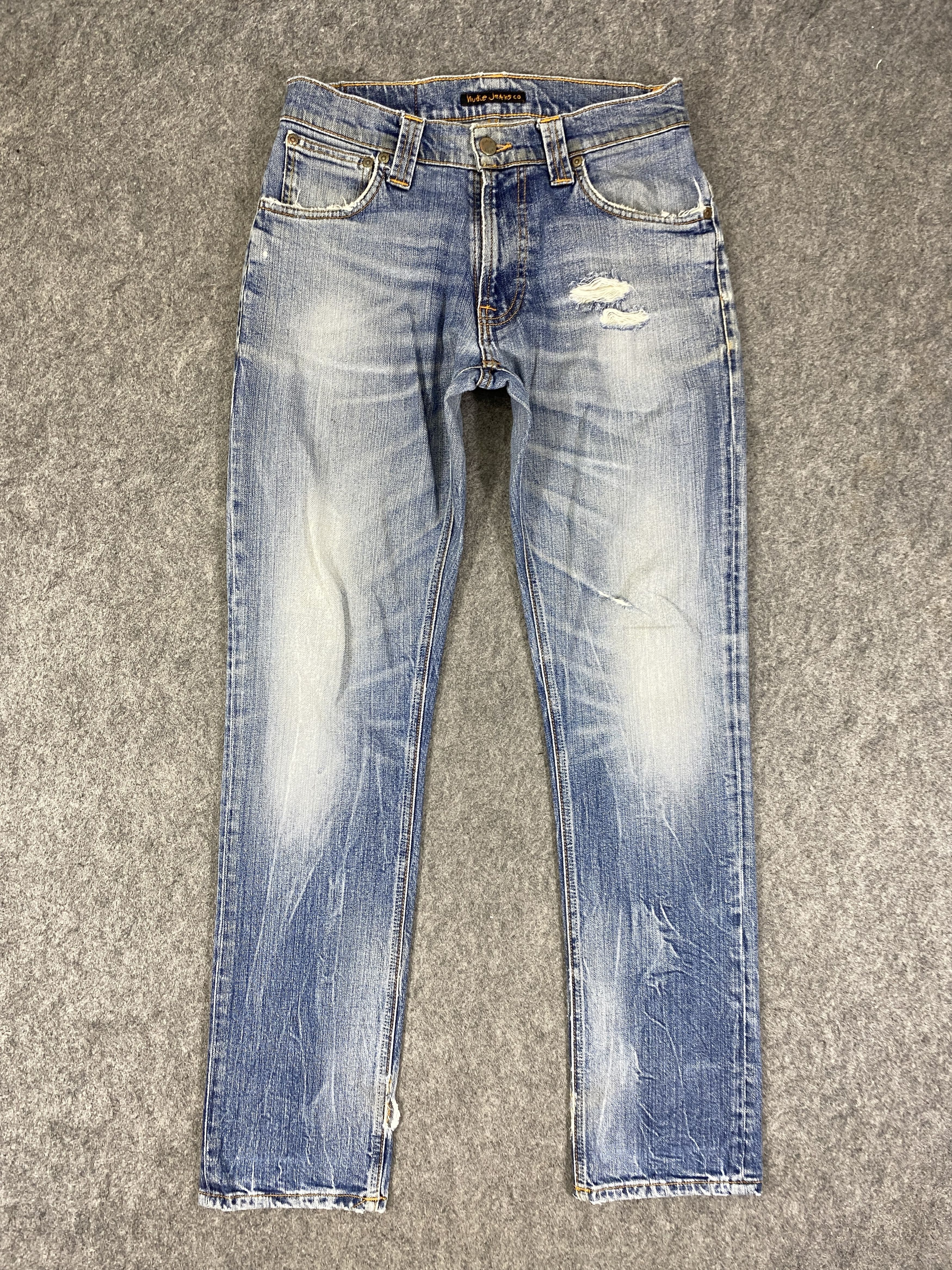 Nudie Jeans Faded Blue Vintage Nudie Jeans 29x31 Denim - JN3258 Size US 29 - 1 Thumbnail