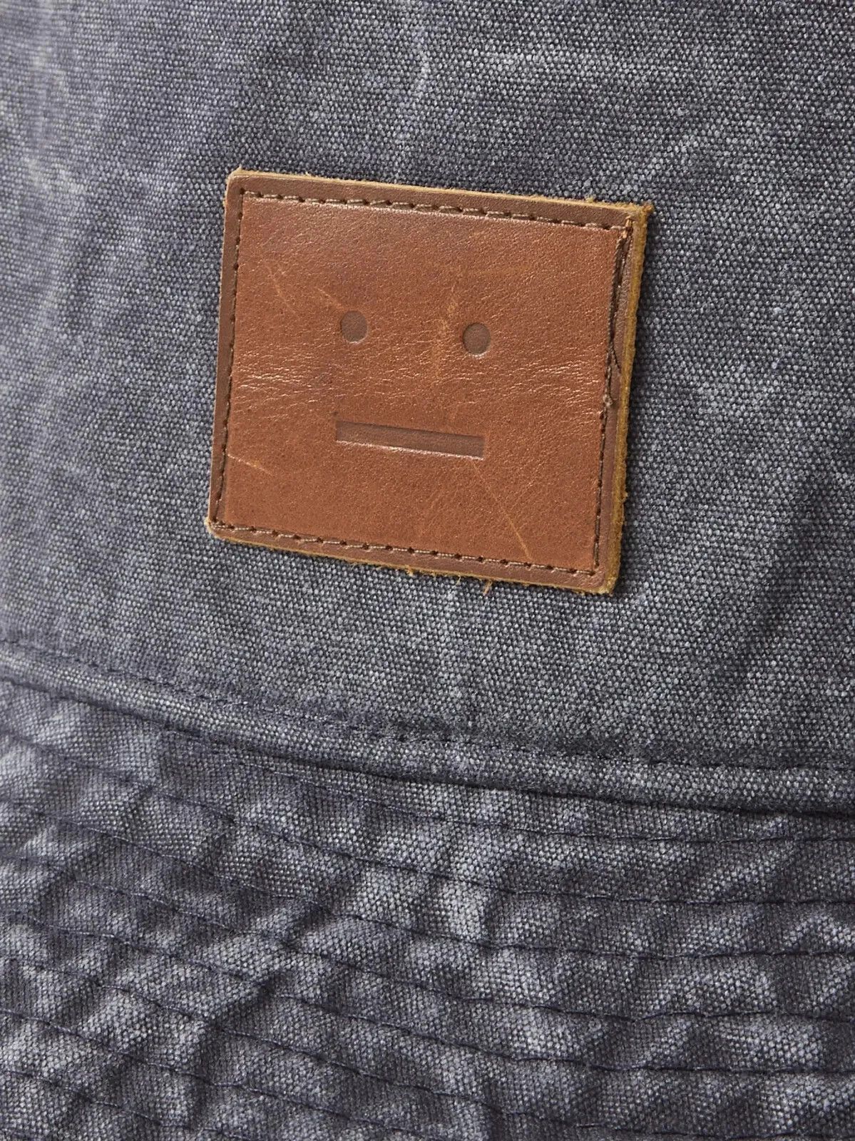 Acne Studios ACNE studios buko canvas face logo Denim Bucket Hat Size ONE SIZE - 3 Thumbnail