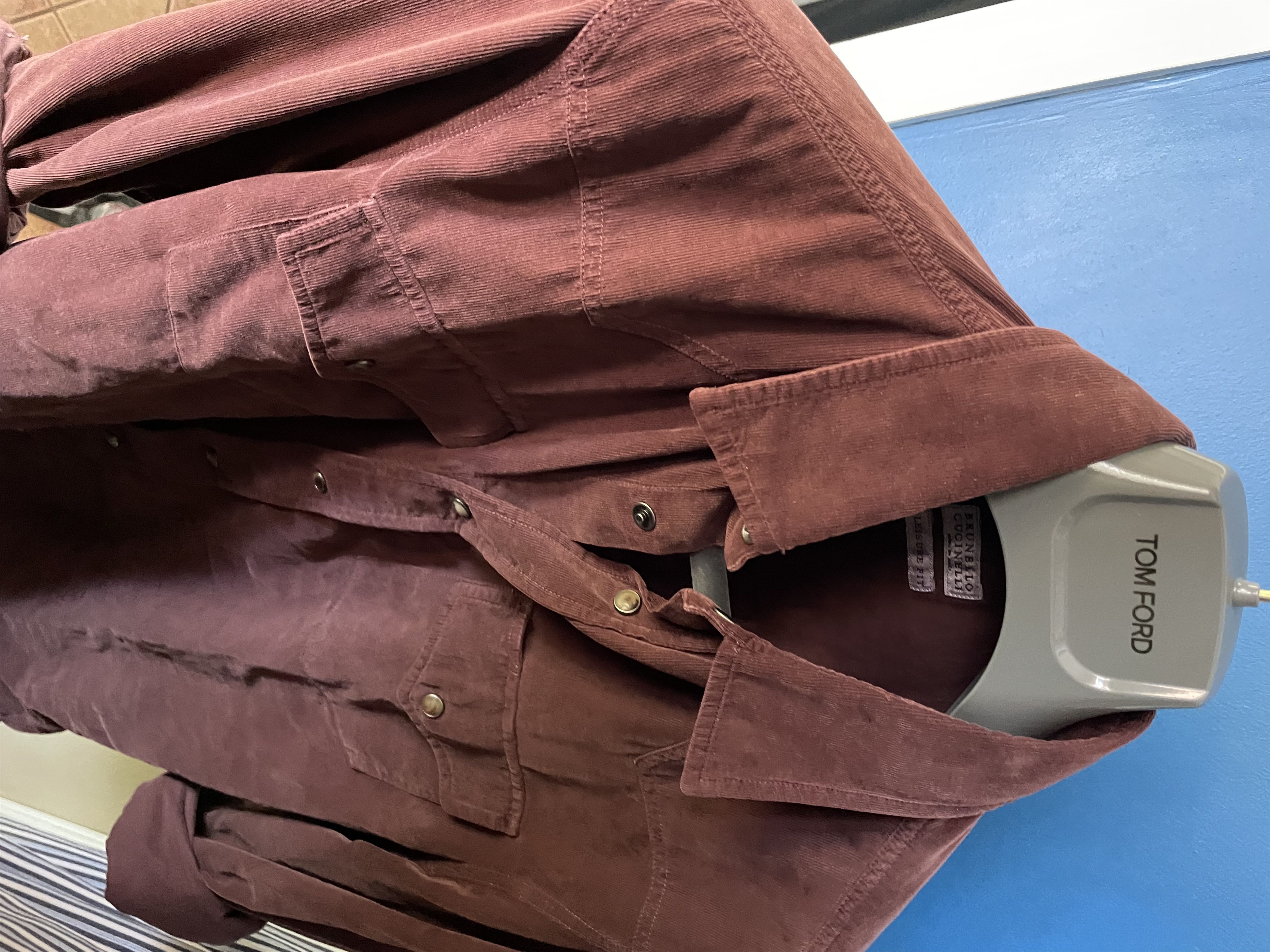 Brunello Cucinelli Brunello Cucinelli Corduroy Western Shirt Medium Size US M / EU 48-50 / 2 - 11 Thumbnail