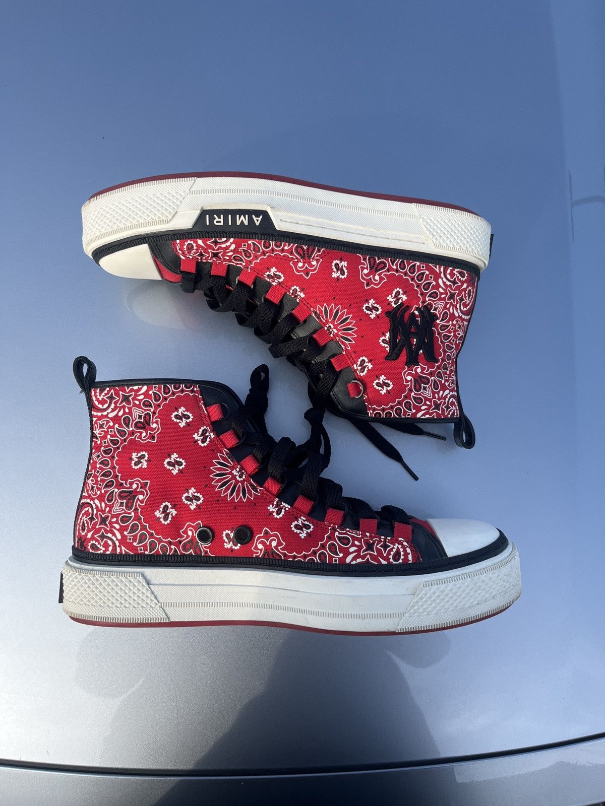 Amiri Bandanna MA Court Sneakers Size US 11 / EU 44 - 5 Thumbnail